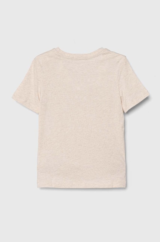 Calvin Klein Jeans t-shirt bawełniany dziecięcy IU0IU00460.116.PPYH beżowy SS24