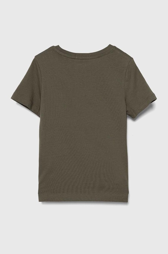 Calvin Klein Jeans t-shirt bawełniany dziecięcy IU0IU00460.116.PPYH zielony SS24
