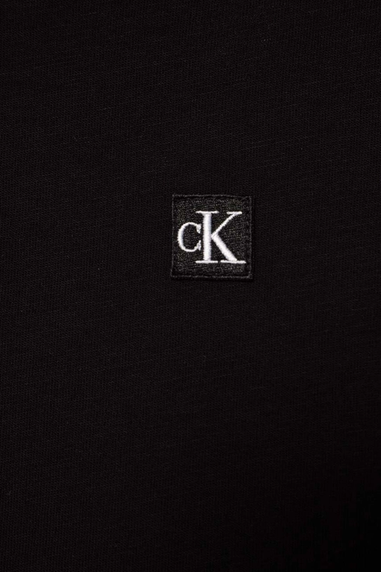 Băieți Calvin Klein Jeans tricou de bumbac pentru copii IU0IU00543.104.116.PPYH negru