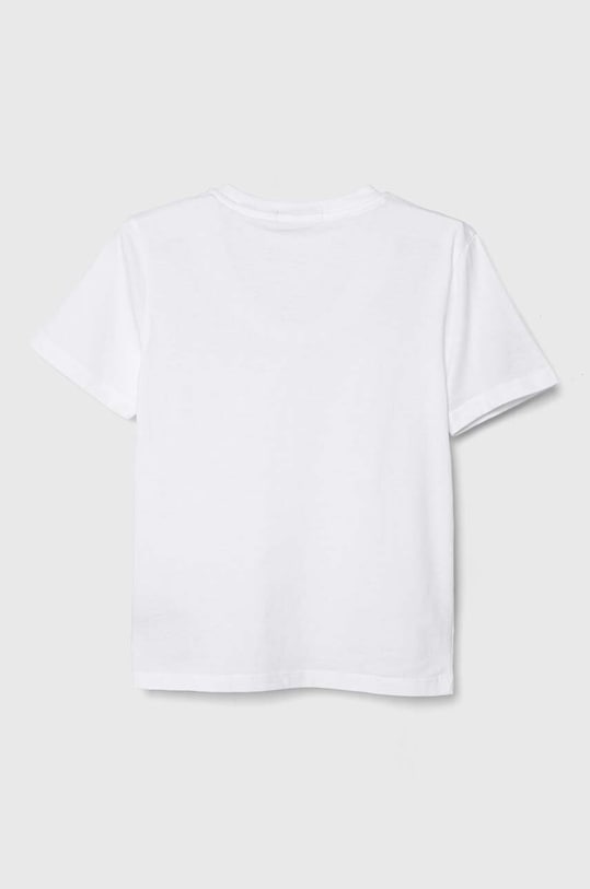 Detské bavlnené tričko Calvin Klein Jeans IU0IU00543.128.176.PPYH biela SS24