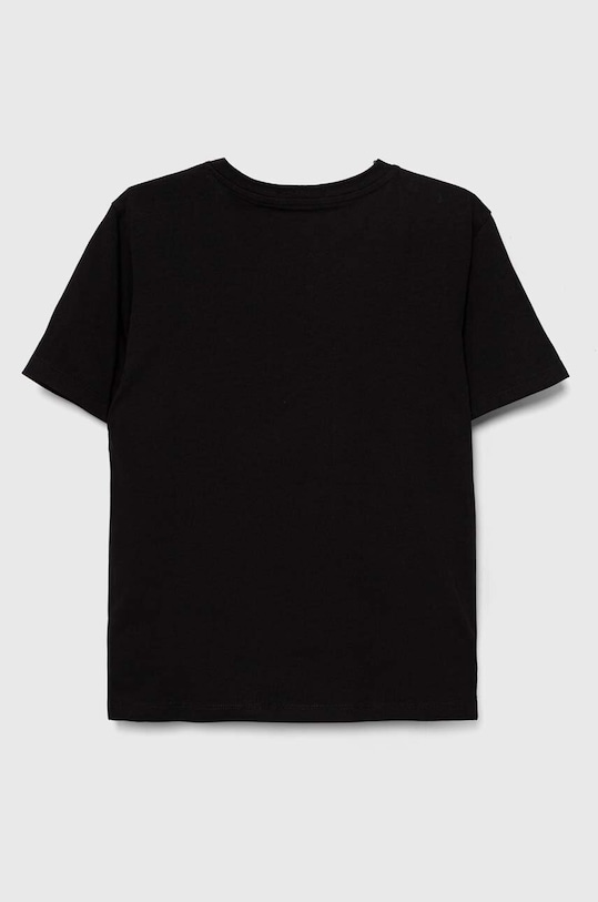 Детская хлопковая футболка Calvin Klein Jeans IU0IU00543.128.176.PPYH чёрный SS24
