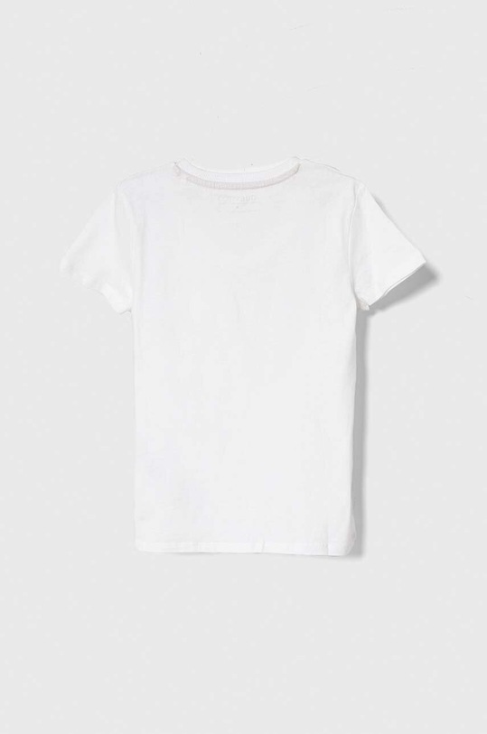 Guess t-shirt bawełniany dziecięcy L4RI10.K8HM4.PPYH biały SS24