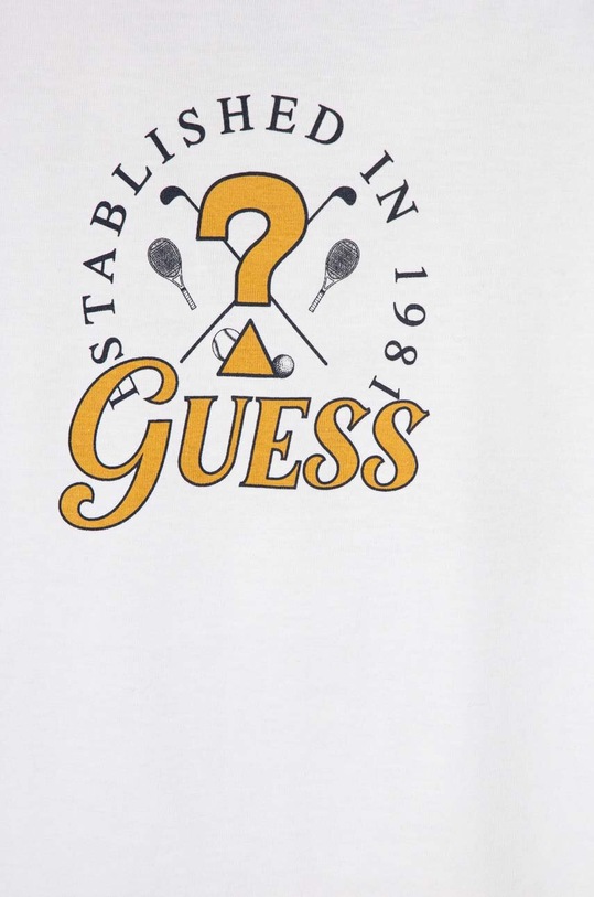 Chłopiec Guess t-shirt bawełniany dziecięcy L4RI10.K8HM4.PPYH biały