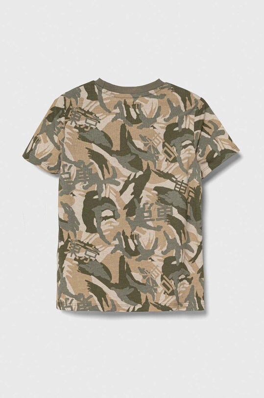 Guess t-shirt bawełniany dziecięcy L4RI13.K8HM3.PPYH beżowy SS24