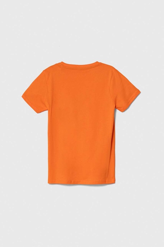 Guess t-shirt bawełniany dziecięcy L4RI23.K8HM4.PPYH pomarańczowy SS24