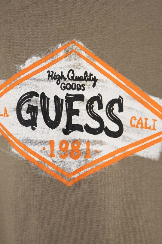 Chłopiec Guess t-shirt bawełniany dziecięcy L4RI23.K8HM4.PPYH zielony