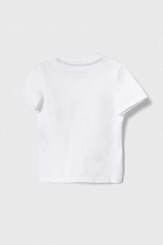 Guess t-shirt bawełniany dziecięcy N4RI06.K8HM4.PPYH biały SS24