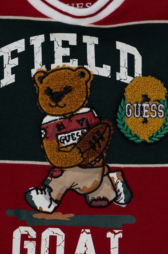 Хлопчик Дитяча бавовняна футболка Guess N4RI19.K9N34.PPYH червоний