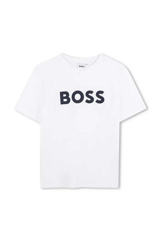 BOSS tricou de bumbac pentru copii print alb J25P24.102.150
