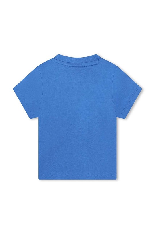 BOSS t-shirt bawełniany niemowlęcy J50601.86.94 niebieski SS24