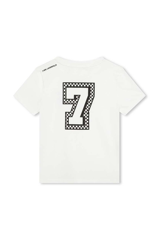 Karl Lagerfeld t-shirt bawełniany dziecięcy Z30054.162.174 biały SS24