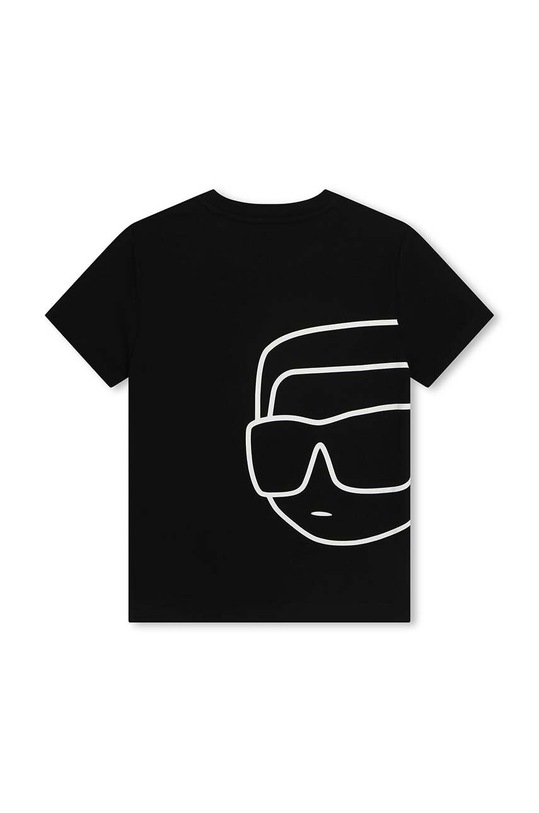 Karl Lagerfeld gyerek pamut póló Z30056.162.174 fekete SS24