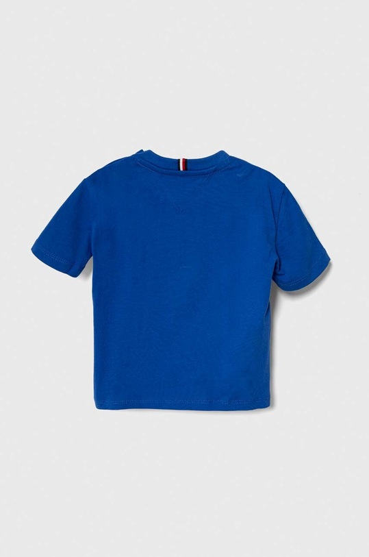 Tommy Hilfiger t-shirt bawełniany dziecięcy KB0KB08575.74.122.PPYH niebieski SS24