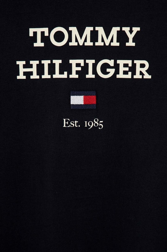 CHLAPEC Dětské bavlněné tričko Tommy Hilfiger KB0KB08671.128.176.PPYH námořnická modř