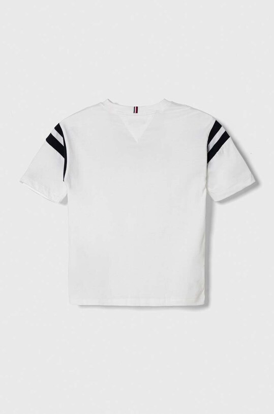 Tommy Hilfiger t-shirt bawełniany dziecięcy KB0KB08678.128.176.PPYH biały SS24