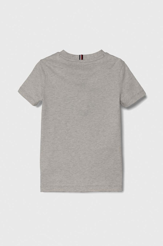 Tommy Hilfiger t-shirt bawełniany dziecięcy KB0KB08679.116.122.PPYH szary SS24