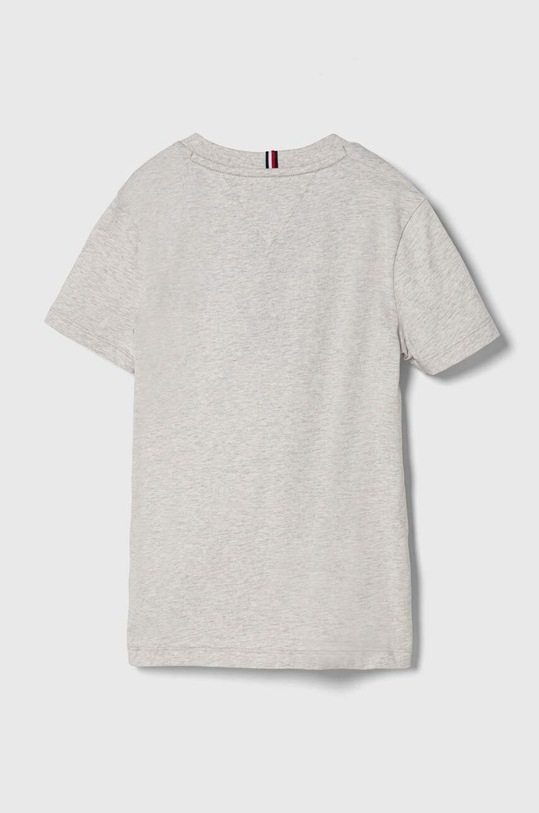 Tommy Hilfiger t-shirt bawełniany dziecięcy KB0KB08679.128.176.PPYH szary SS24