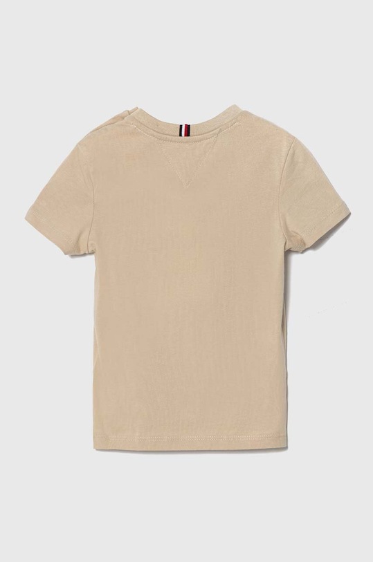 Tommy Hilfiger t-shirt bawełniany dziecięcy KS0KS00397.74.122.PPYH beżowy SS24