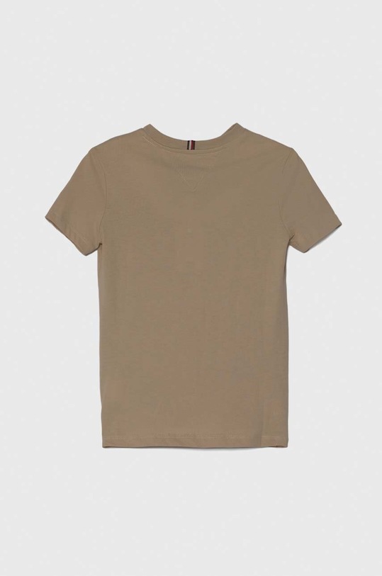 Tommy Hilfiger t-shirt bawełniany dziecięcy KS0KS00397.128.176.PPYH beżowy SS24
