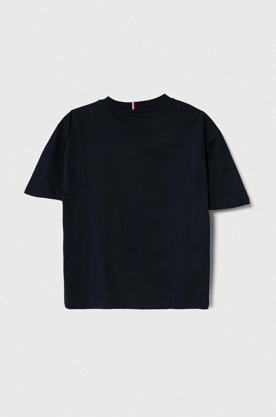 Dětské bavlněné tričko Tommy Hilfiger KS0KS00538.128.176.PPYH námořnická modř SS24