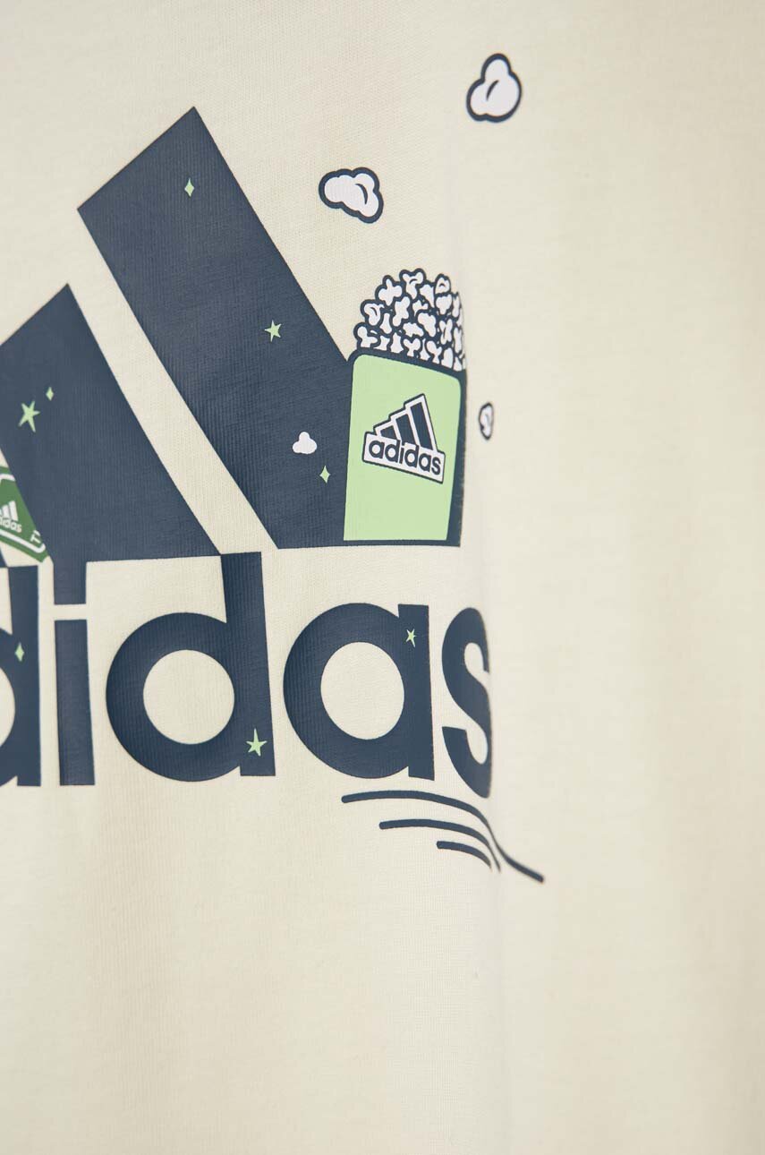Dečki Otroška bombažna kratka majica adidas IR5758 rumena