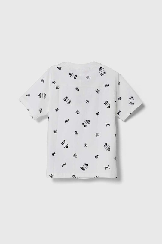 adidas tricou copii x Star Wars IN7284 alb SS24