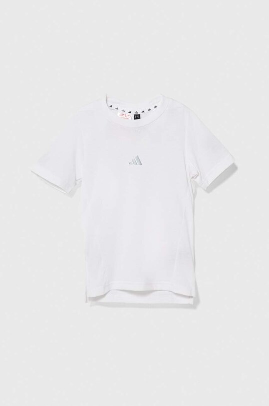 Дитяча футболка adidas IR6467 білий SS24