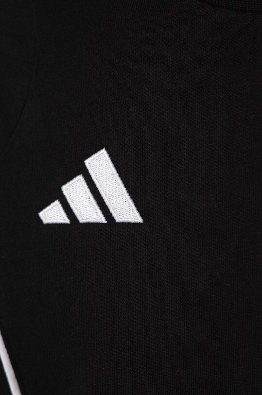 Мальчик Детская хлопковая футболка adidas Performance TIRO24 SWTEEY IJ9953 чёрный