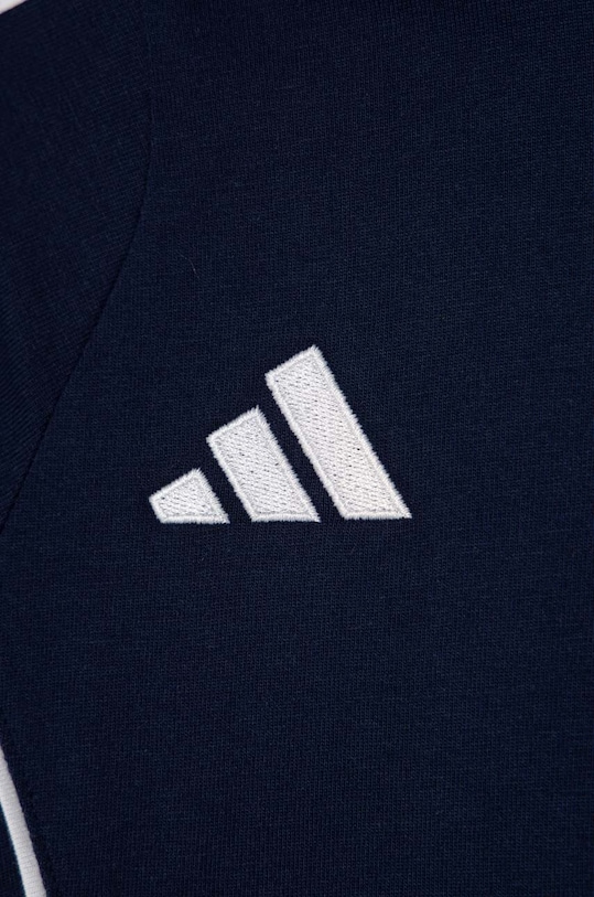 Мальчик Детская хлопковая футболка adidas Performance TIRO24 SWTEEY IR9357 тёмно-синий