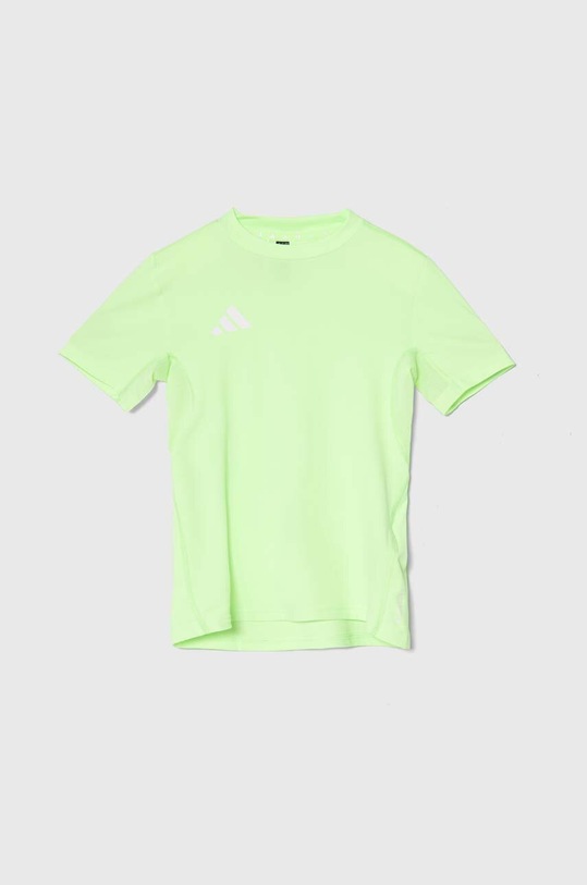 adidas gyerek póló sima zöld IT5051