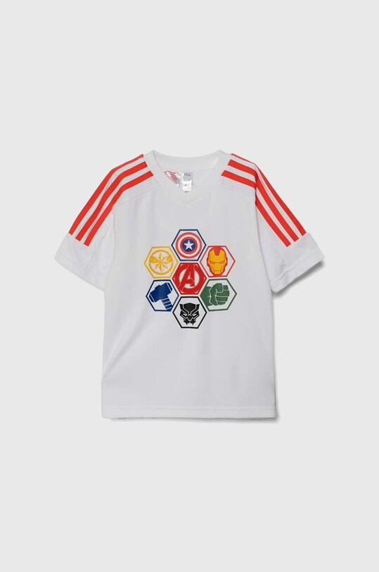 adidas tricou copii x Marvel print alb IN7277