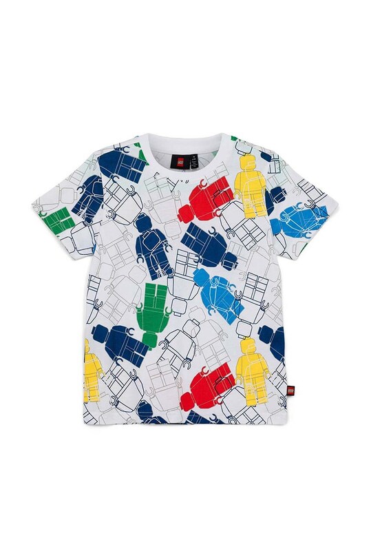 Lego t-shirt bawełniany dziecięcy nadruk multicolor 12011177