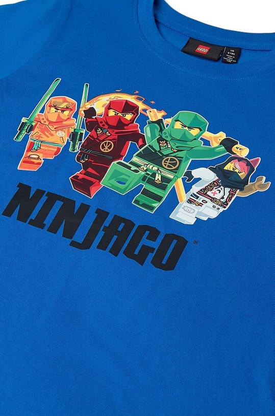 Chłopiec Lego t-shirt bawełniany dziecięcy 12011247 niebieski