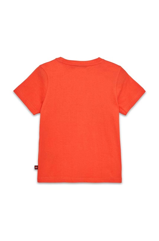 Lego t-shirt bawełniany dziecięcy 12011249 pomarańczowy SS24