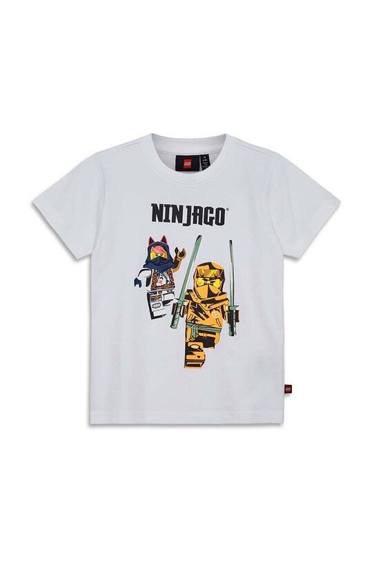 Lego tricou de bumbac pentru copii print alb 12011250