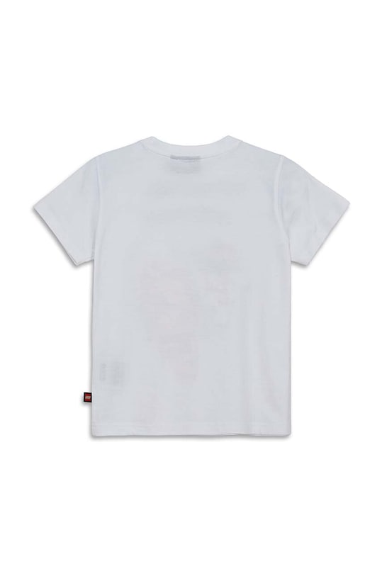 Lego t-shirt bawełniany dziecięcy 12011250 biały SS24