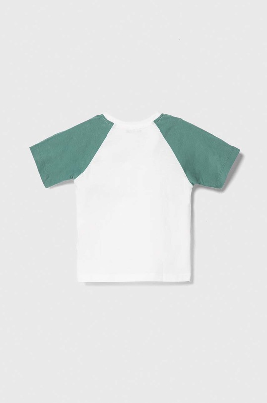 Παιδικό βαμβακερό μπλουζάκι United Colors of Benetton 3096G10DL.P.Seasonal λευκό SS24