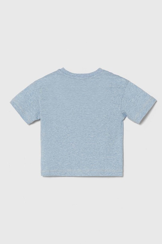Detské bavlnené tričko United Colors of Benetton 3GDXG10DF.P.Seasonal modrá SS24