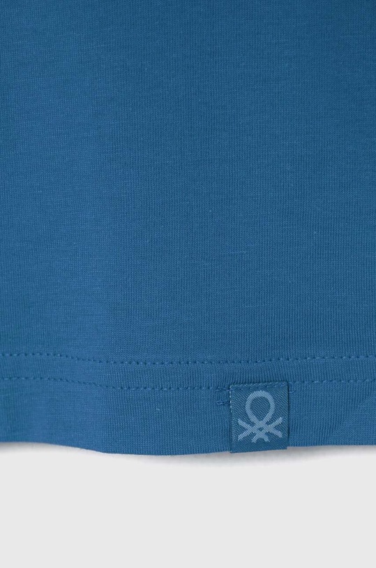 Chlapec Detské bavlnené tričko United Colors of Benetton 3I1XC109W.G.Sea.PPYH modrá