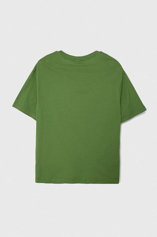 United Colors of Benetton gyerek pamut póló 3I1XC10HF.G.Seasonal zöld SS24