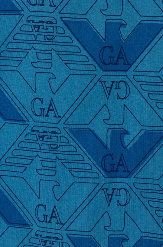 Băieți Emporio Armani tricou de bumbac pentru copii 3D4TJA.4J5UZ albastru