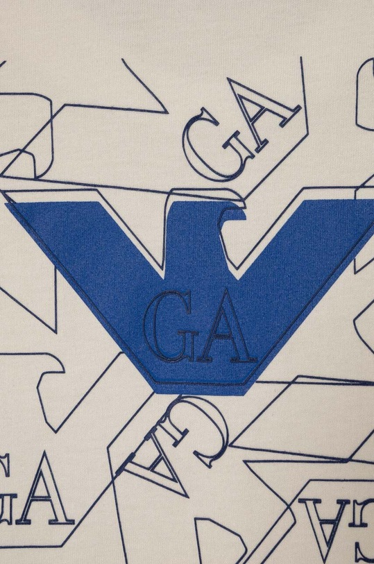 Chłopiec Emporio Armani t-shirt bawełniany dziecięcy 3D4TJC.4J5UZ beżowy