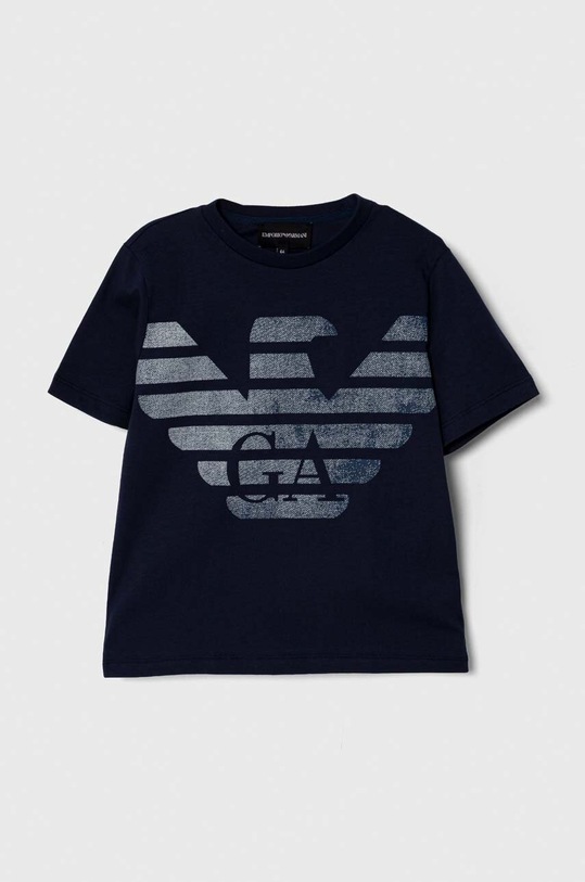 BIMBO Emporio Armani t-shirt in cotone per bambini pacco da 3 3D4DJ1.3J51Z blu