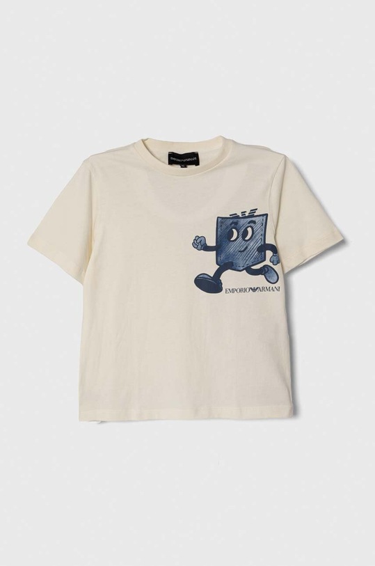Emporio Armani t-shirt in cotone per bambini pacco da 3 blu 3D4DJ1.3J51Z