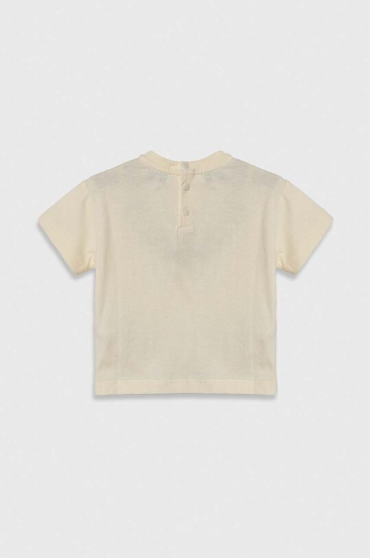 Chłopiec Emporio Armani t-shirt bawełniany niemowlęcy 3DHTJ1.4J5UZ beżowy