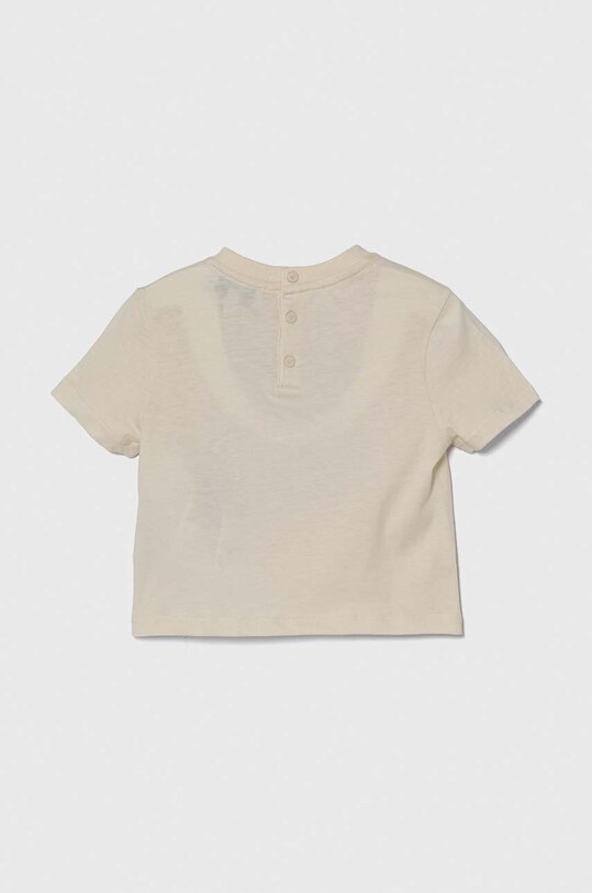 Детская хлопковая футболка Emporio Armani 3DHTJR.3J51Z бежевый SS24