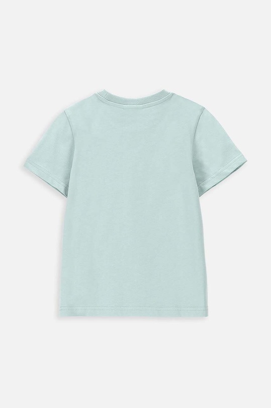 Coccodrillo t-shirt bawełniany dziecięcy WC4143202DEK zielony SS24