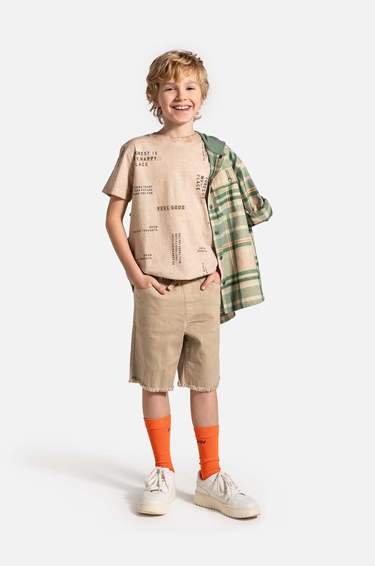 Coccodrillo t-shirt bawełniany dziecięcy WC4143204NAJ