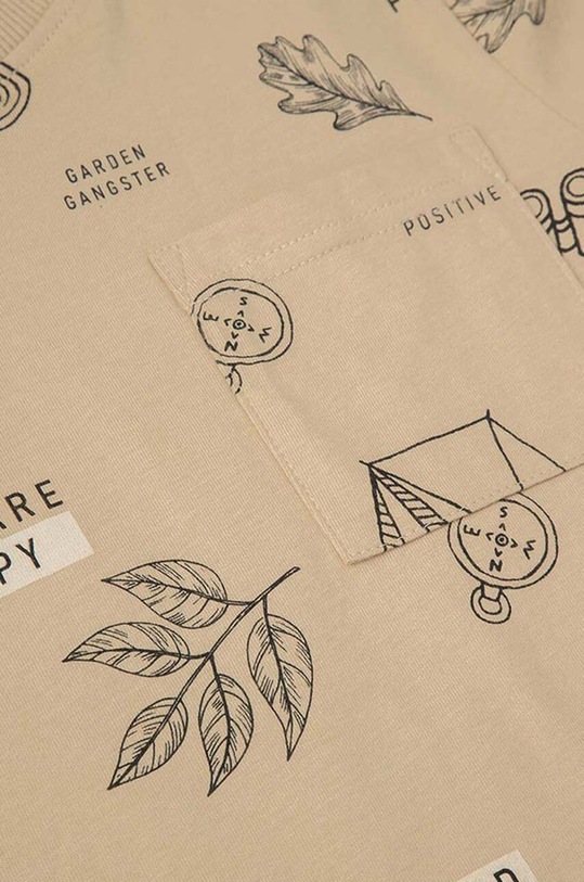 Coccodrillo gyerek pamut póló bézs WC4143205NAK