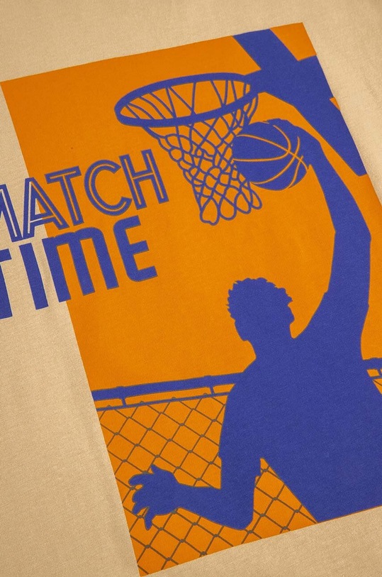 Coccodrillo tricou de bumbac pentru copii bej WC4143208VBC